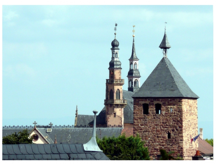 Tour des forgerons et clochers de l'église Saint Georges - Molsheim
