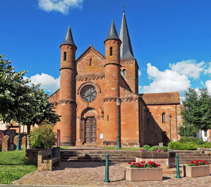 L'église Saint Adelphe affectée au culte luthérien - Neuwiller-lès-Saverne