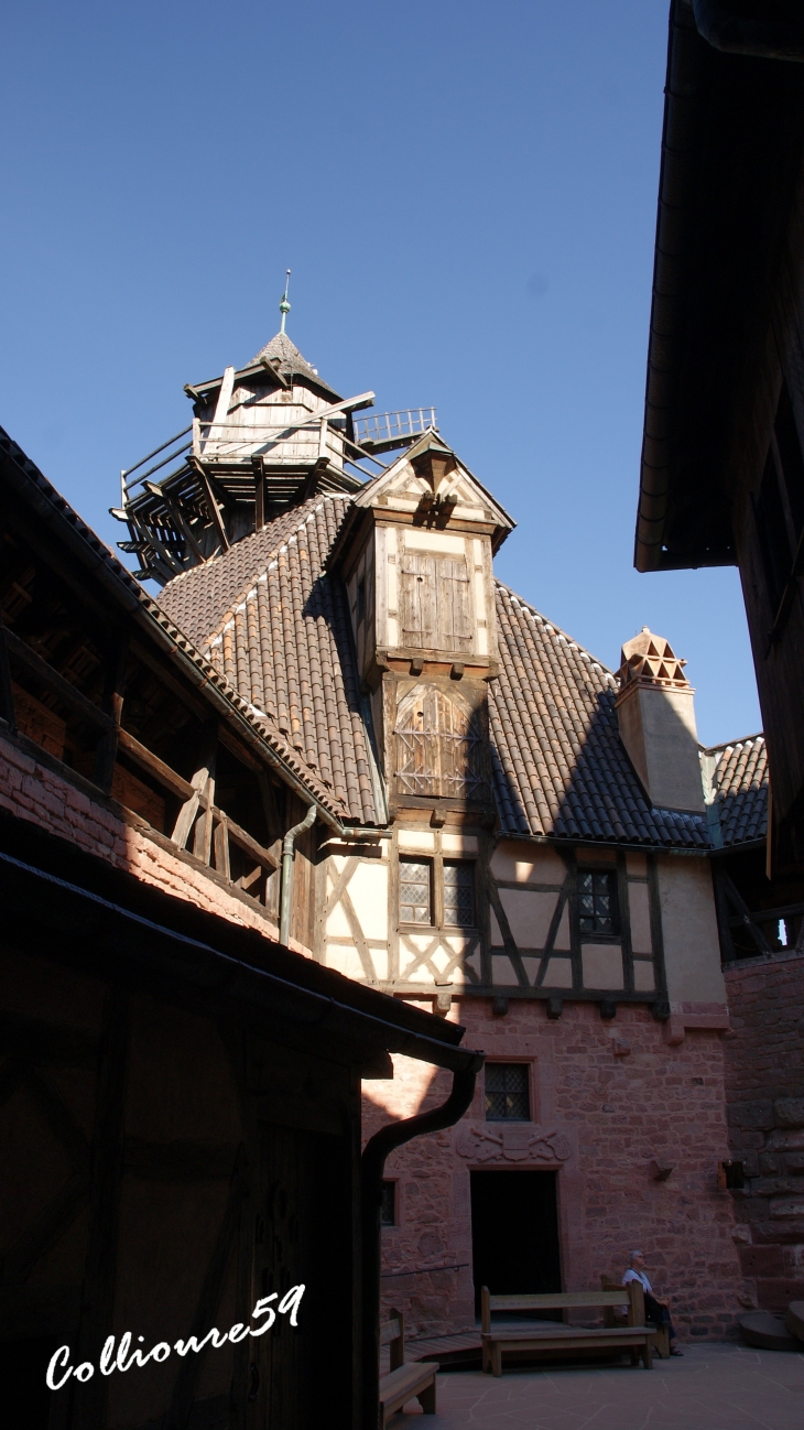 Chateau du Haut Koenigsbourg ( le chateau avait son propre moulin ) le moulin  - Orschwiller