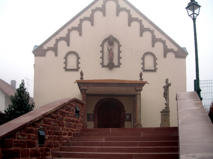 Entrée de l'église - Pfettisheim