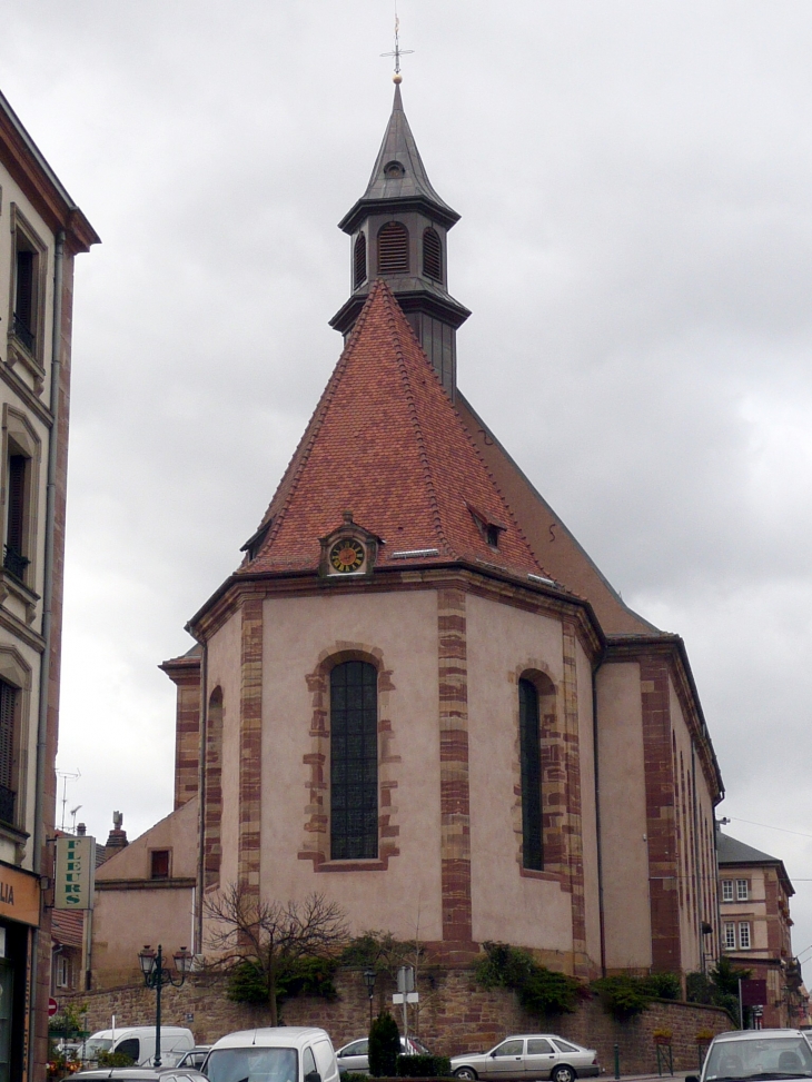 Eglise protestante Saint Laurent rue du général Dz Gaulle - Wasselonne