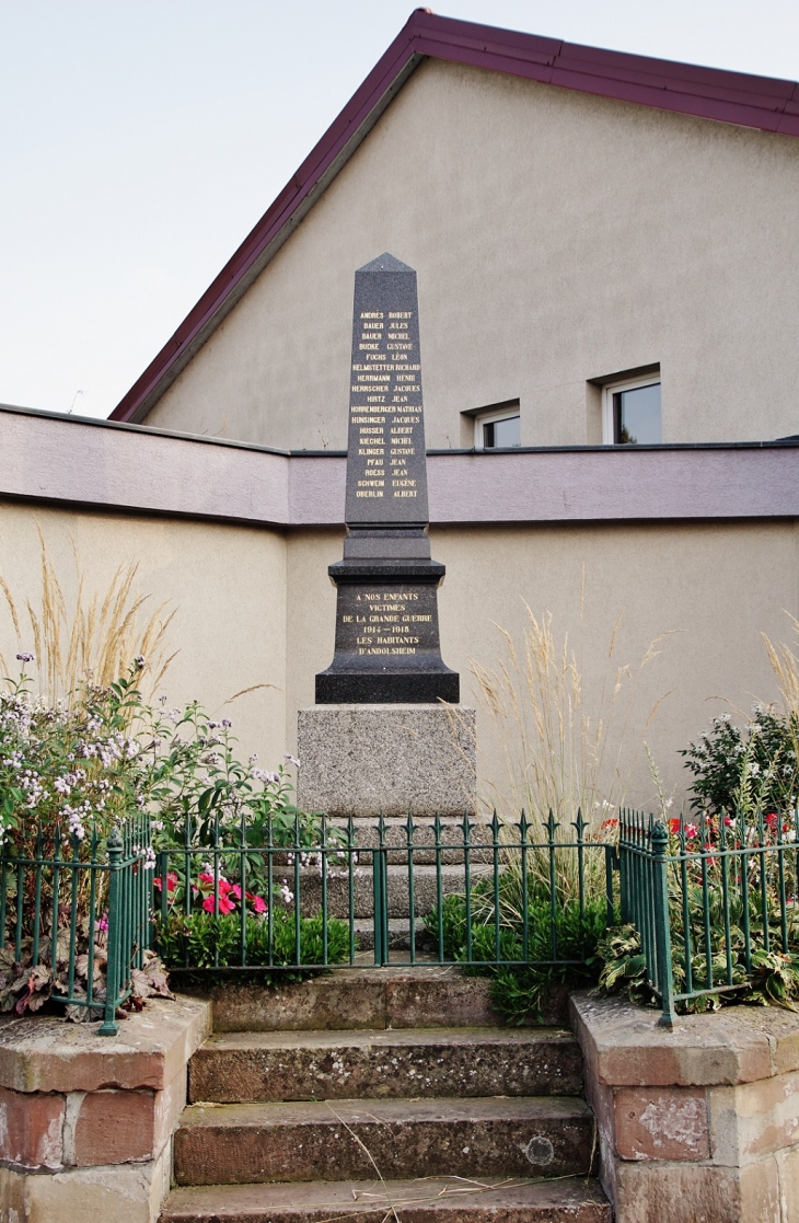 Monument-aux-Morts - Andolsheim