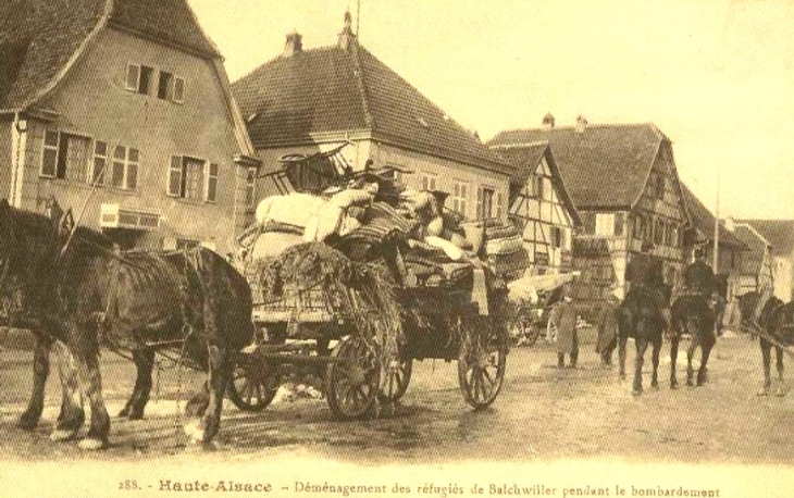 Les réfugiées 1914 /1918 - Balschwiller