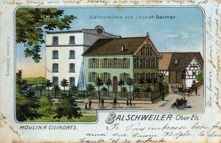 Le moulin à cylindre de Geitner - Balschwiller