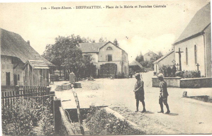 Place du village 10 Avril 1917 - Diefmatten