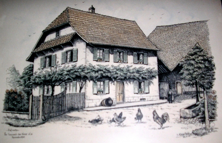 Maison Blondé peint par Klippstilh - Diefmatten