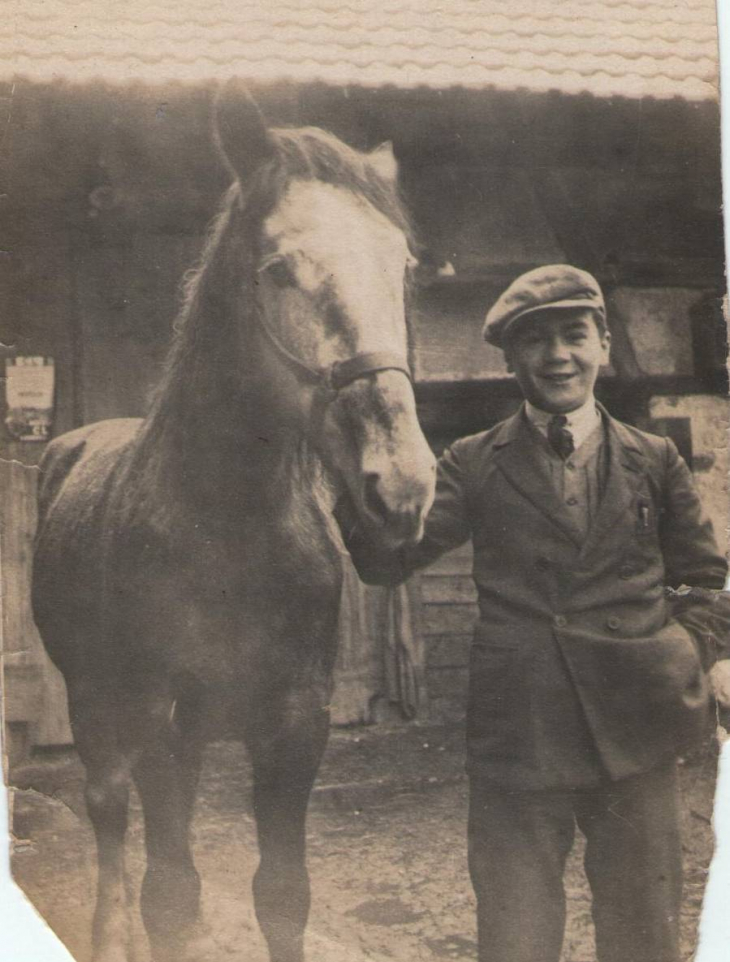 J B Schw fils et son cheval - Diefmatten