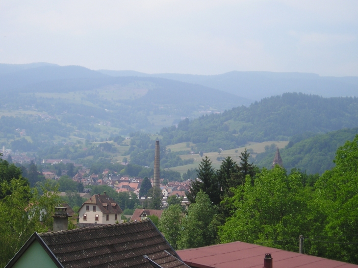 Vue sur MUNSTER depuis Escbach au Val - Eschbach-au-Val