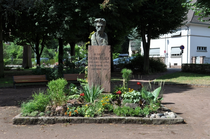 Le square Albert Schweitzer - Kaysersberg