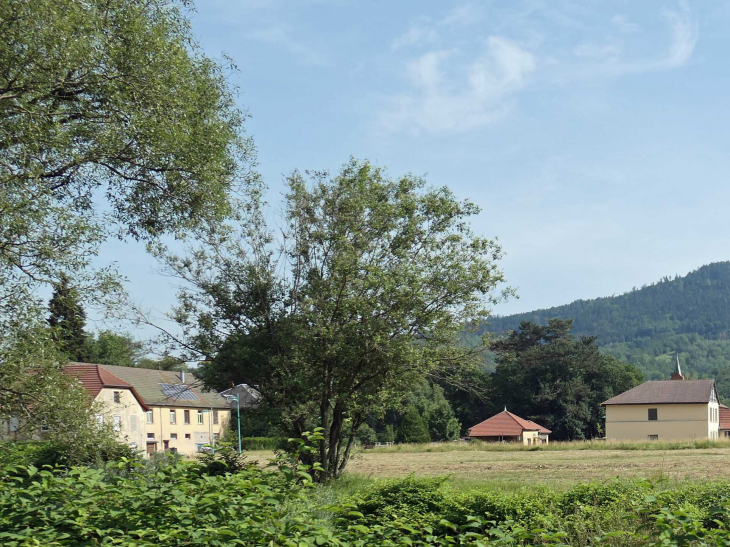 Vue sur le village - Malmerspach