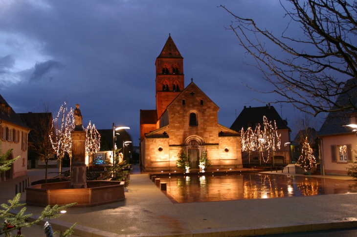 Place de l eglise - Sigolsheim