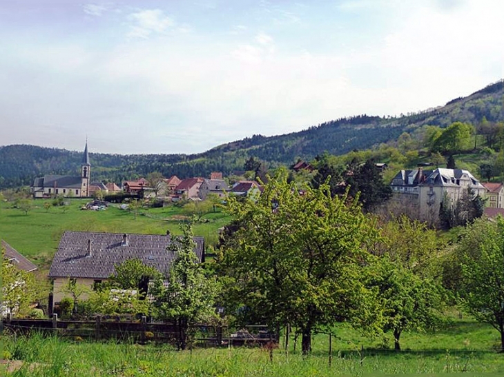 Vue sur le village - Thannenkirch