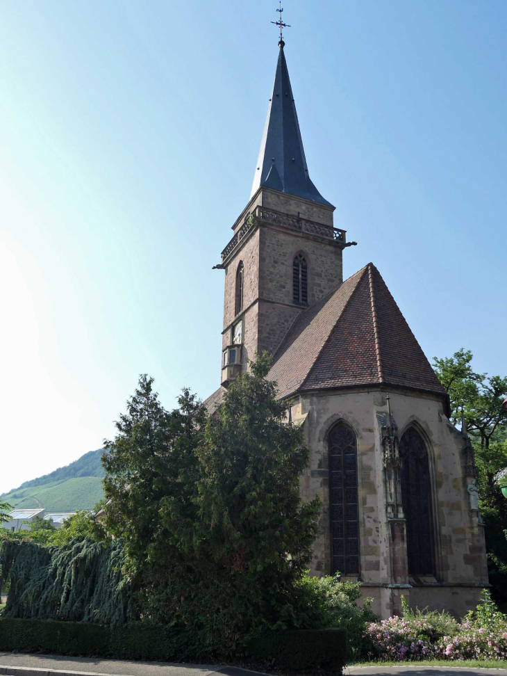 Le chevet de l'église - Vieux-Thann