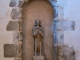 Photo suivante de Abjat-sur-Bandiat La statue de saint Jean Baptiste du XVIIe siècle. eglise Saint André.