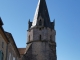 Le clocher de l'église Saint-André. Rebâti en 1874.