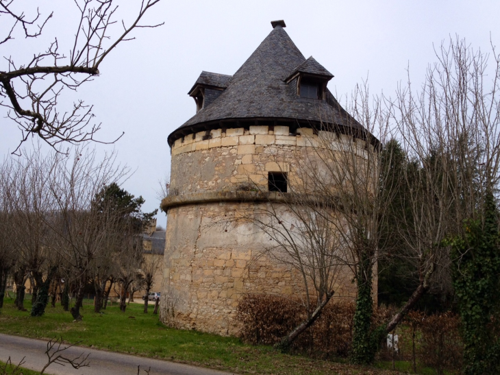 Pigeonnier du château de Sauveboeuf. - Aubas