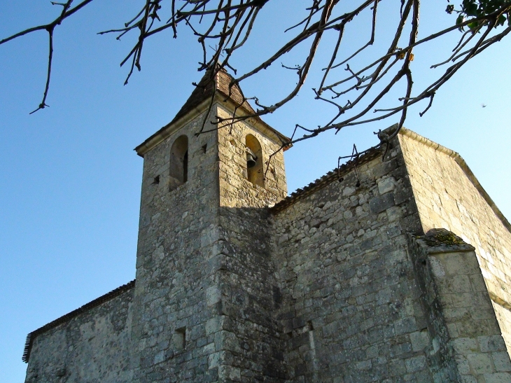 Clocher de l'église de Bonneville - Bonneville-et-Saint-Avit-de-Fumadières