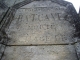 Inscriptions sur une tombe du cimetierre de Carsac, attestant de l'âge vénérable atteint par la défunte.