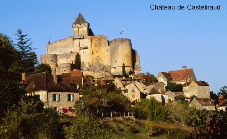 Le village et le château - Castelnaud-la-Chapelle
