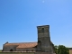 Façade nord de l'église Saint Jean Baptiste de Fontaine.