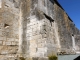 Les contreforts de la façade sud de l'église Saint Martin à Champagne.