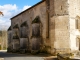 Détail : Contreforts de l'église fortifiée.