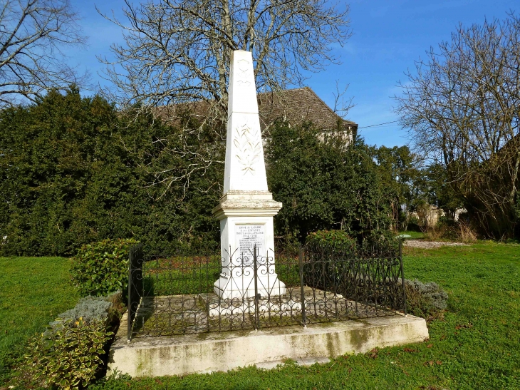 Le Monument aux Morts de la Guerre 1914-1918. - Conne-de-Labarde