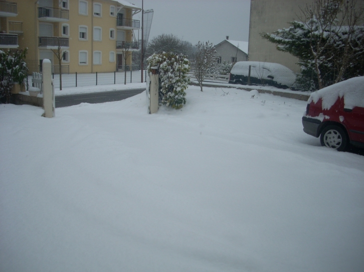 Neige sur Coulounieix-chamiers..Janvier 2010