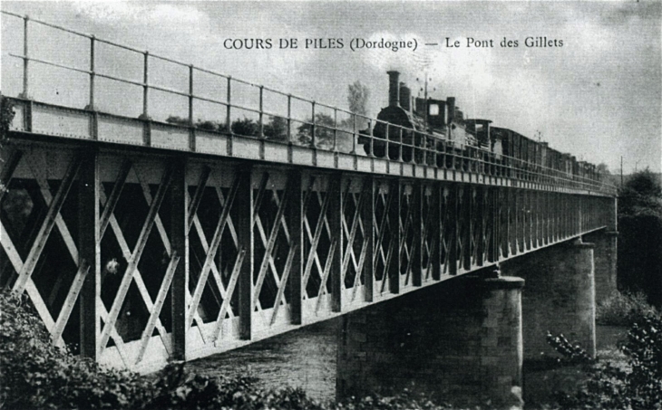 Le pont des gillets début du siècle dernier - Cours-de-Pile