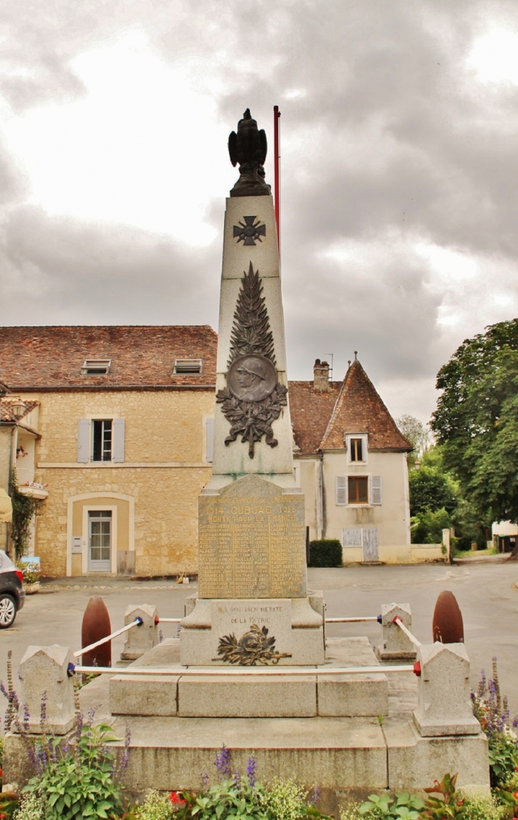 Monument-aux-Morts - Cubjac