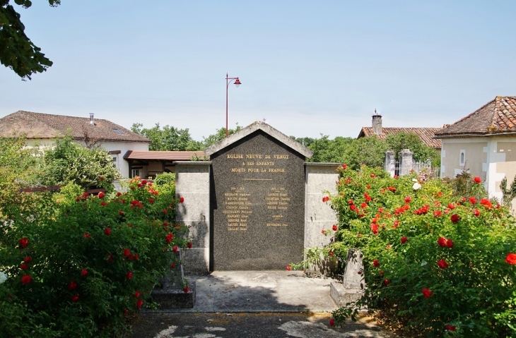 Monument-aux-Morts - Église-Neuve-de-Vergt