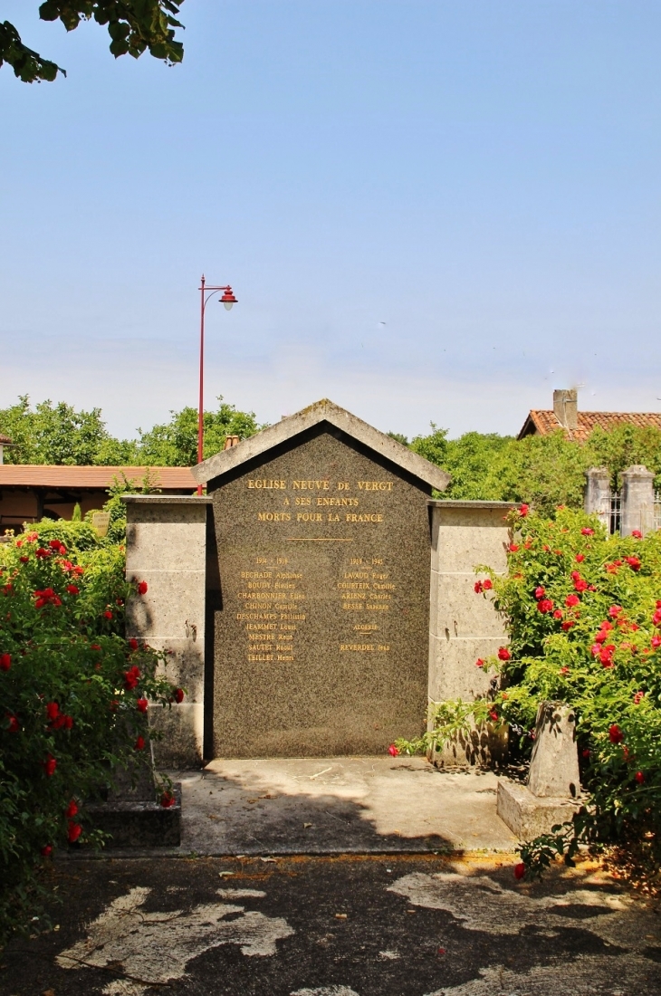 Monument-aux-Morts - Église-Neuve-de-Vergt