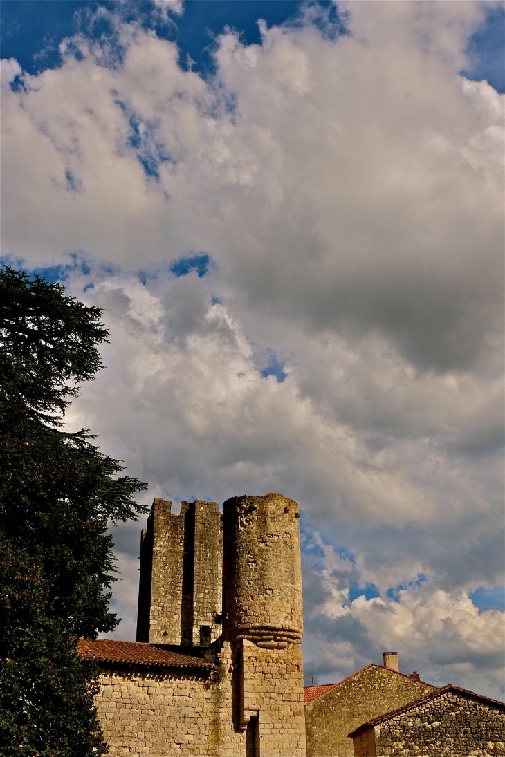 L'échauguette et la tour du château - Eymet