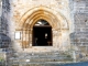 Le portail de l'église Saint Martin.