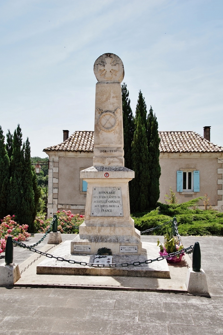 Monument-aux-Morts  - La Chapelle-Gonaguet