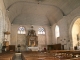 La nef vers le choeur de l'église saint Laurent