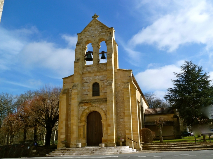 L'église Saint-Martin. - Monbazillac