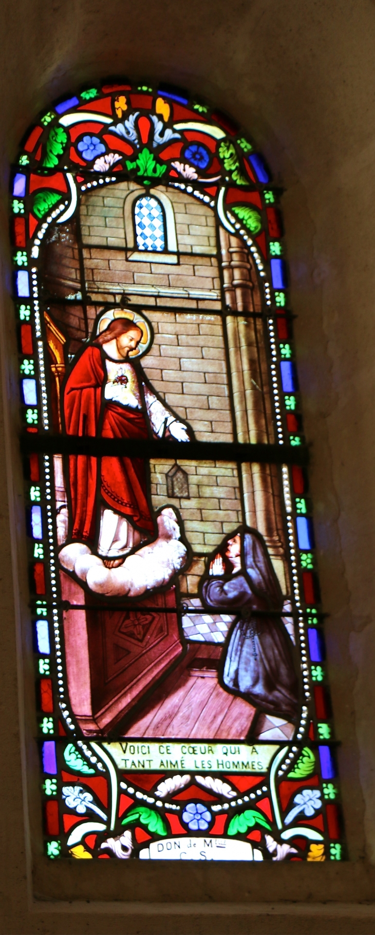 Vitrail de l'église Sainte Madeleine - Montagrier