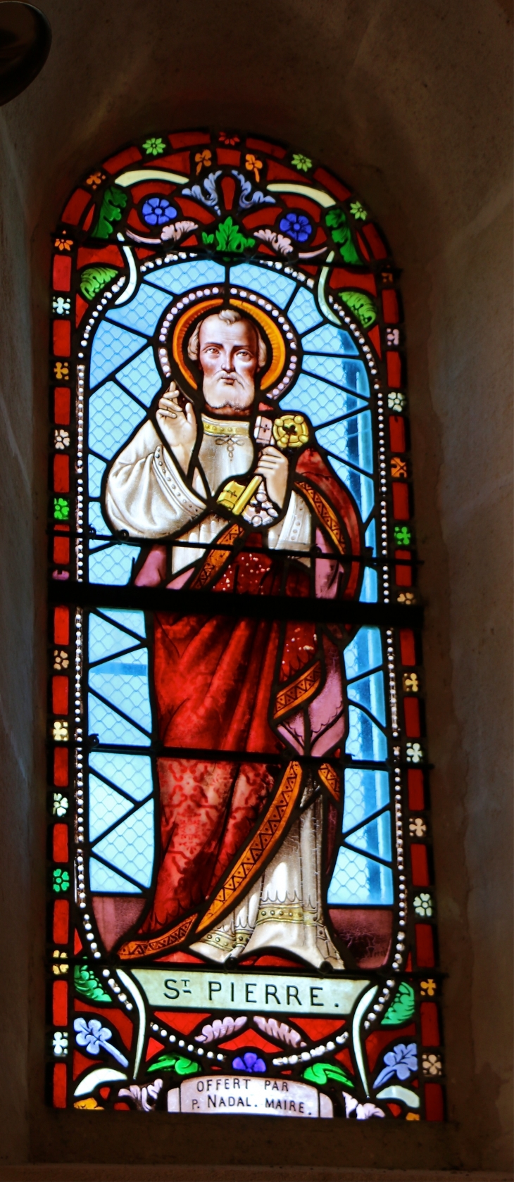 Vitrail de l'église Sainte Madeleine - Montagrier