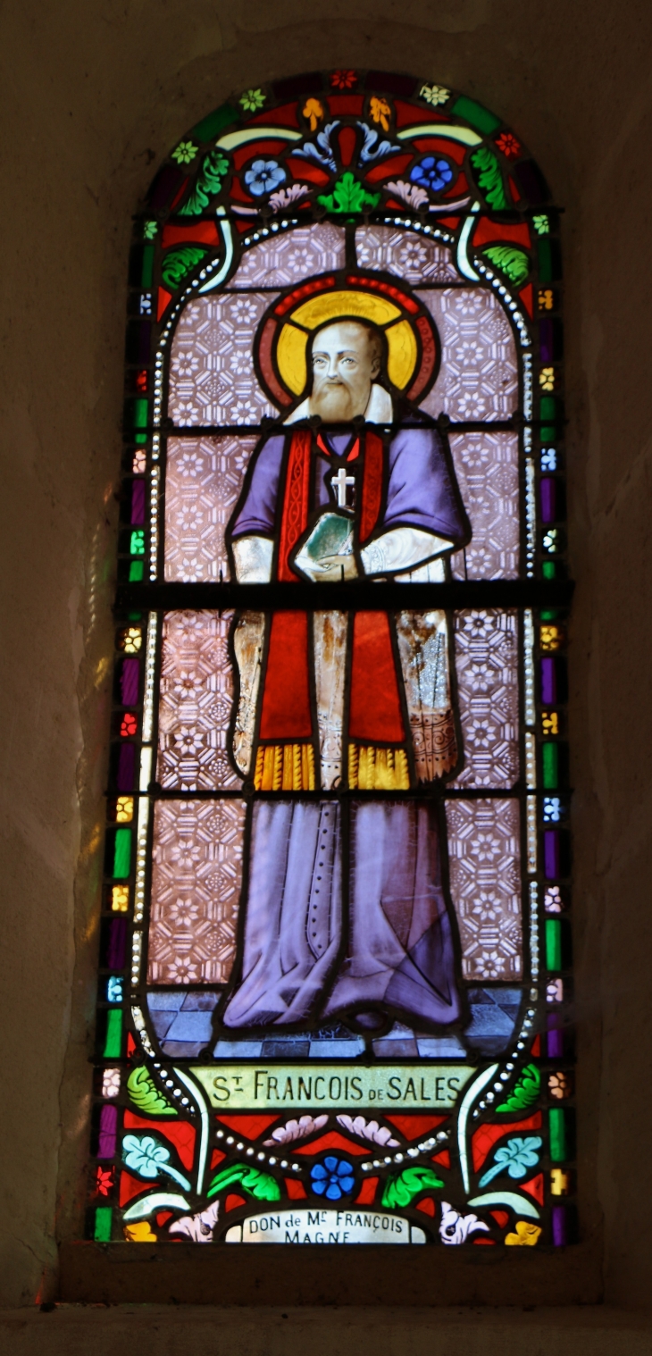 Vitrail de l'église Sainte Madeleine - Montagrier