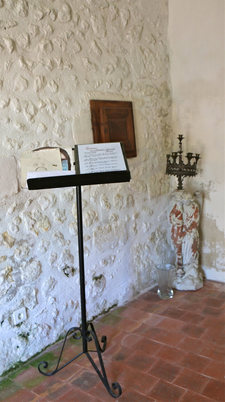 Dans la chapelle Saint Sicaire - Montagrier
