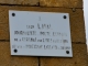 Plaque commémorative.