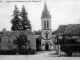 L'église de Montanceix, près Périgueux, vers 1910 (carte postale ancienne).