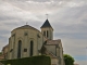 Le chevet de l'église Sainte Quiterie de Nojals.