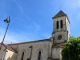 Façade nord de l'église Sainte Quiterie de Nojals.
