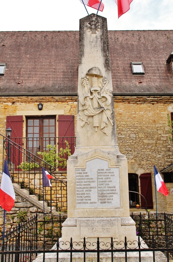 Monument-aux-Morts - Prats-de-Carlux