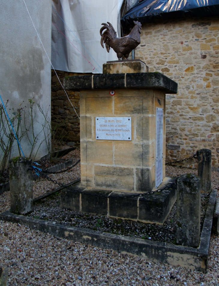 Le Monument aux Morts - Preyssac-d'Excideuil