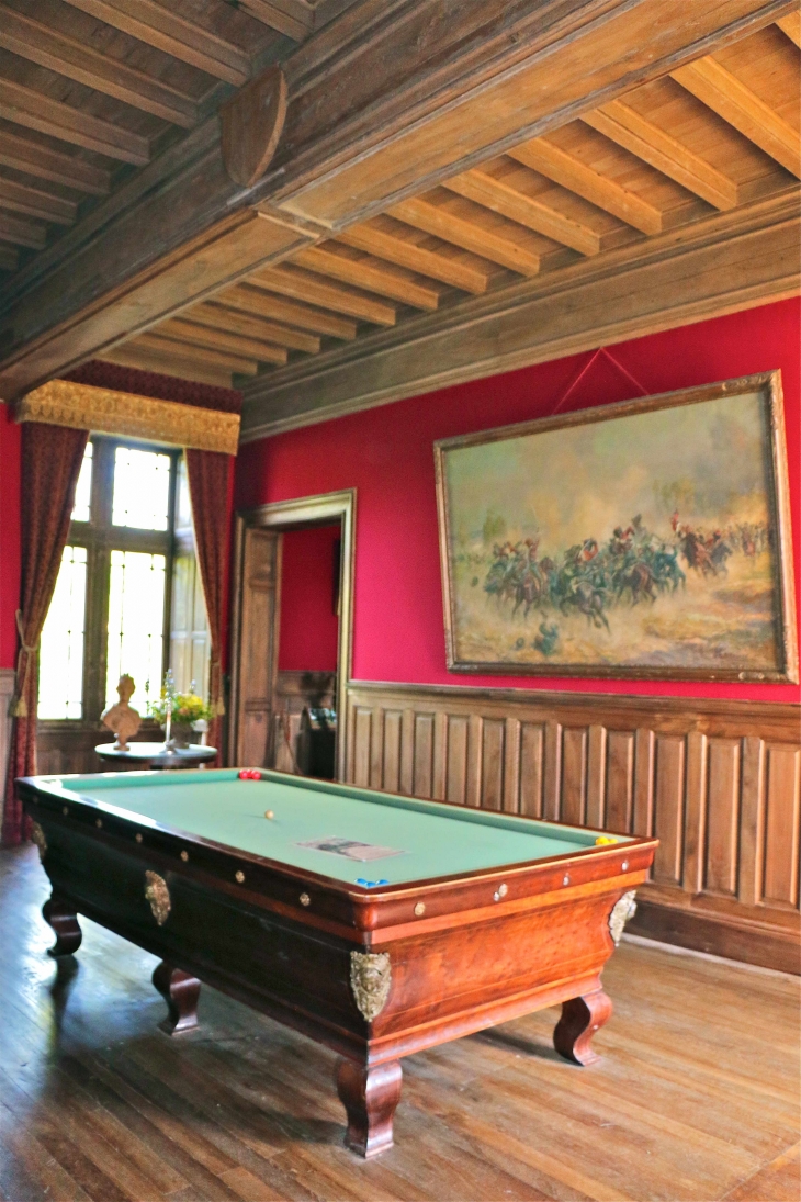 Le château de Bridoire: la salle de billard - Ribagnac