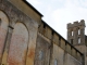 Photo suivante de Saint-Avit-Sénieur Façade latérale nord et les ruines de la tour nord-ouest.