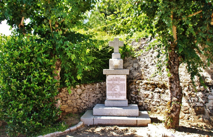 Monument-aux-Morts - Saint-Félix-de-Bourdeilles
